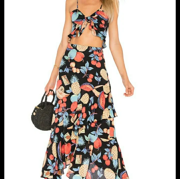 chinese dress ladies Flossy Maxi Dress